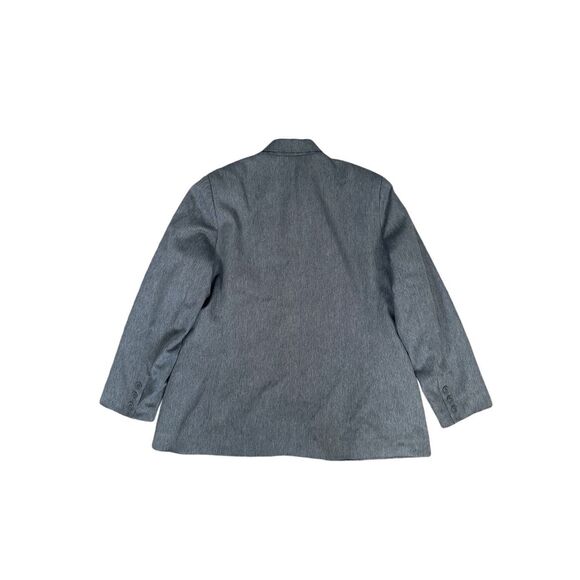 Vintage L.L. Bean Traveler Gray Blazer Jacket Women’s 20 Three Buttons Office - Picture 3 of 14